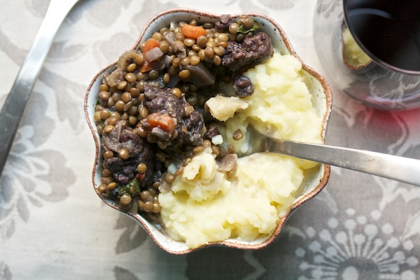 Braised Lentils and Other Easy Dinners from BGSK
