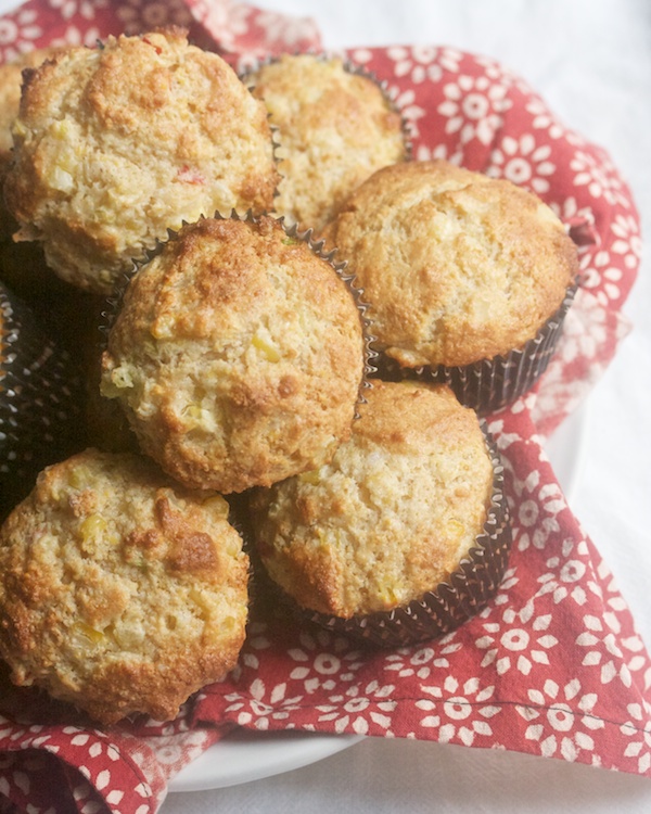 Corn Muffins with Corn, Hot Peppers & Scallions | Big Girls Small Kitchen