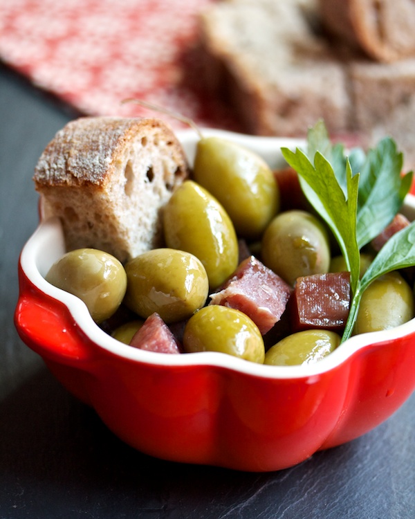 Warm Olives & Salami | Big Girls Small Kitchen