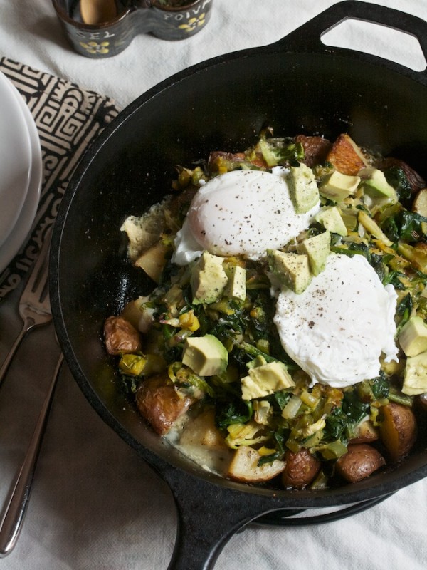 Green Eggs & Potato Skillet for Two | Big Girls Small Kitchen