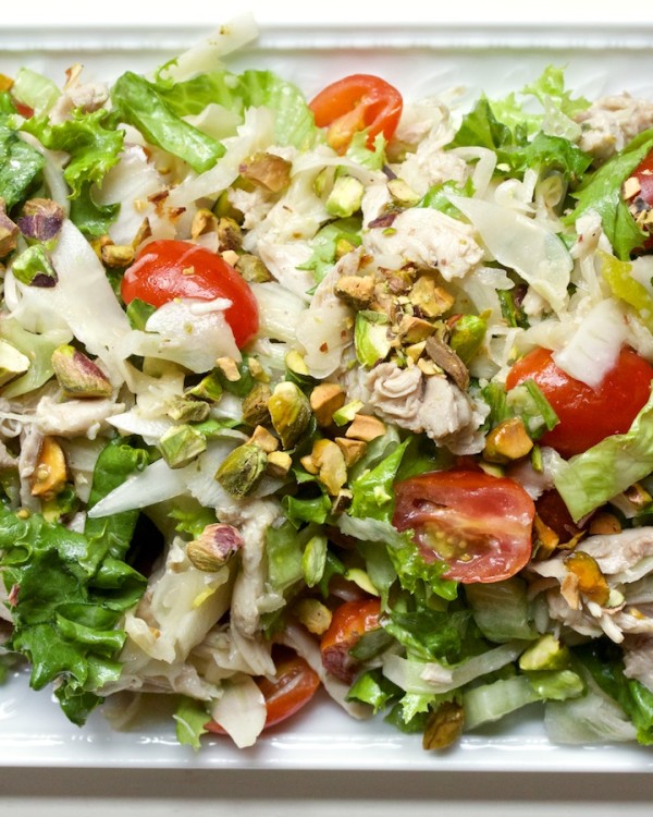 Fennel, Cherry Tomato & Chicken Salad with Toasted Pistachios